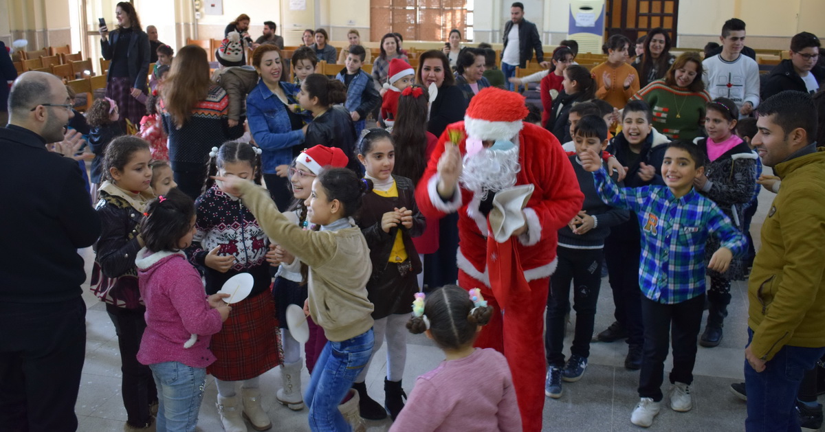 You are currently viewing إحتفالية الميلاد في كنيستنا لطلبة التعليم المسيحي